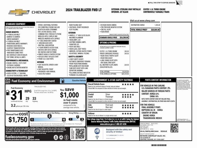 2024 Chevrolet Trailblazer LT