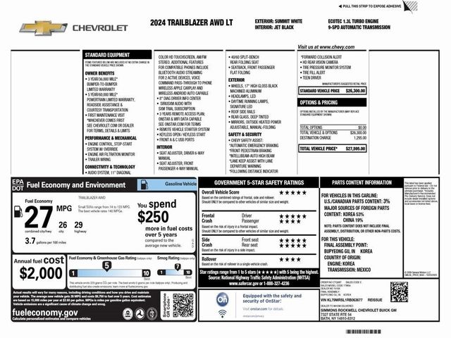 2024 Chevrolet Trailblazer LT