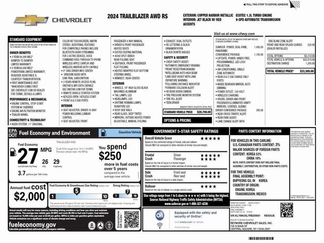 2024 Chevrolet Trailblazer RS