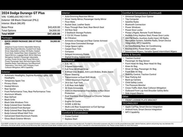 2024 Dodge Durango GT Plus
