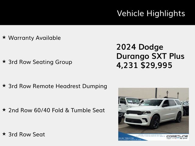 2024 Dodge Durango SXT Plus