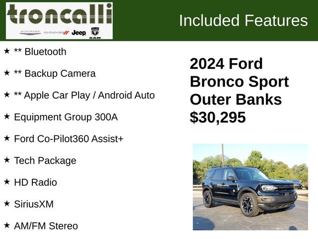 2024 Ford Bronco Sport Outer Banks