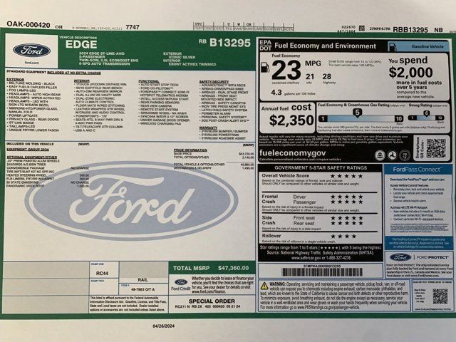 2024 Ford Edge 