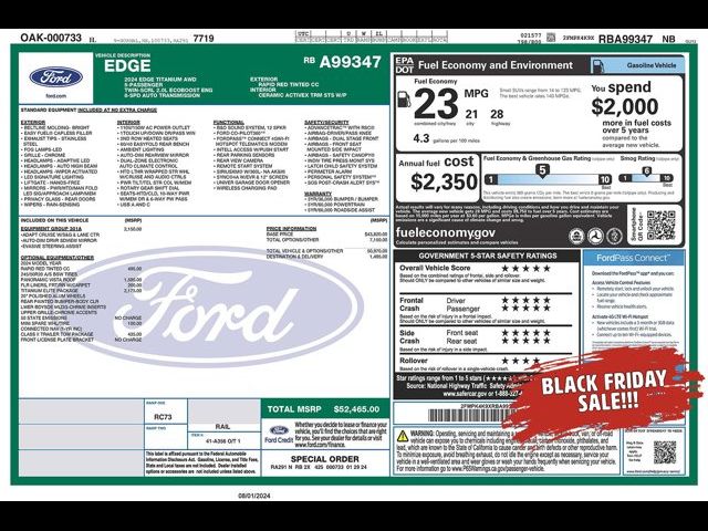 2024 Ford Edge Titanium