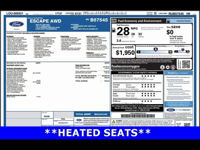 2024 Ford Escape ST-Line