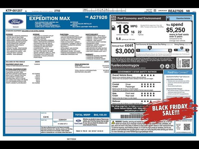 2024 Ford Expedition MAX Limited