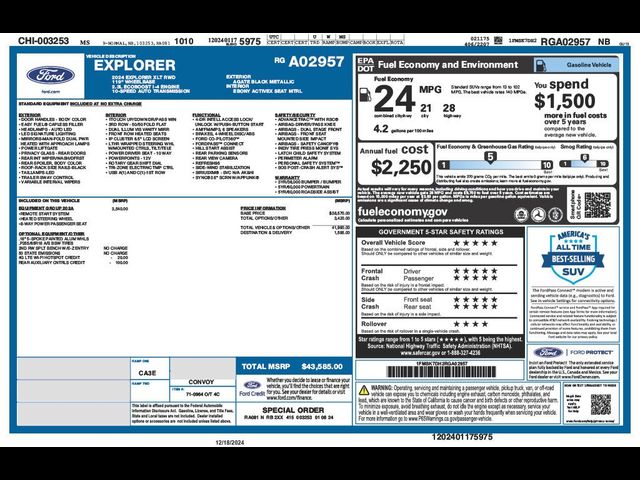 2024 Ford Explorer XLT