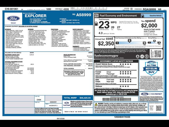 2024 Ford Explorer XLT