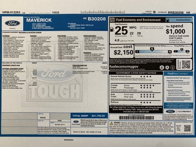 2024 Ford Maverick Lariat