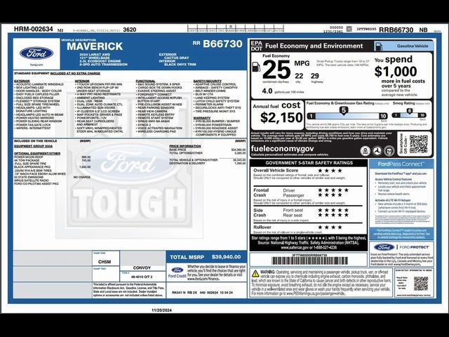 2024 Ford Maverick Lariat