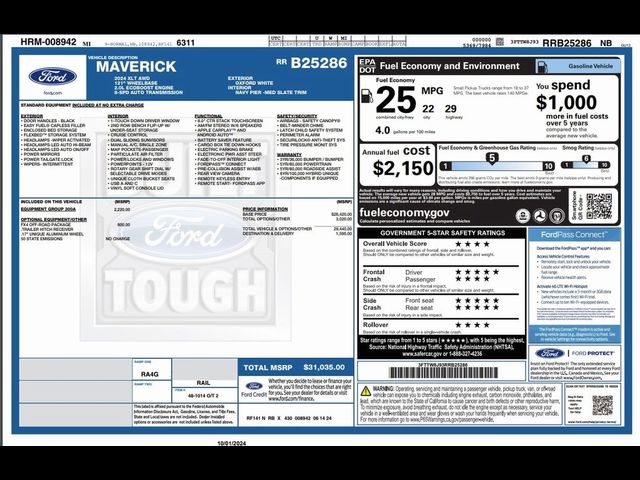 2024 Ford Maverick XLT