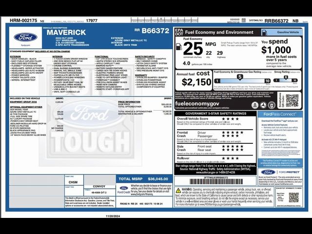 2024 Ford Maverick XLT