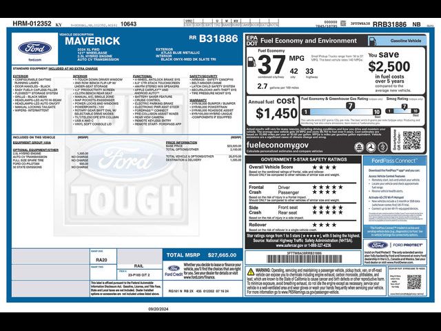 2024 Ford Maverick XL