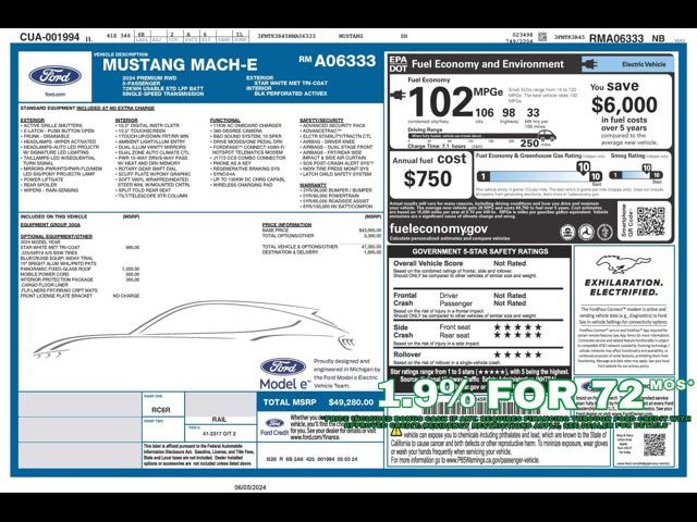 2024 Ford Mustang Mach-E Premium