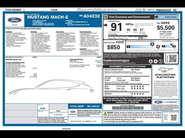 2024 Ford Mustang Mach-E Select