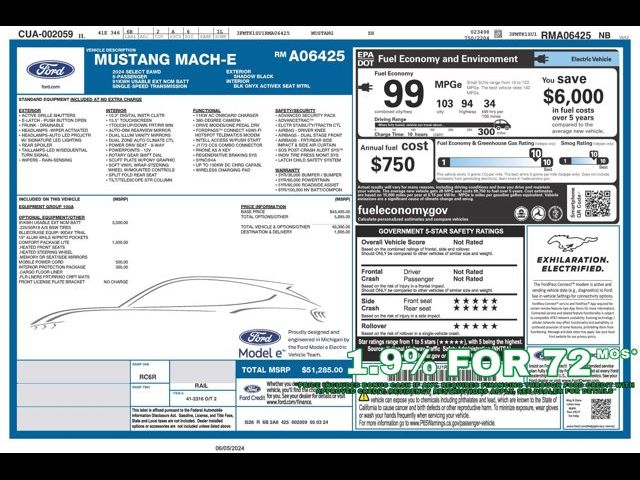 2024 Ford Mustang Mach-E Select