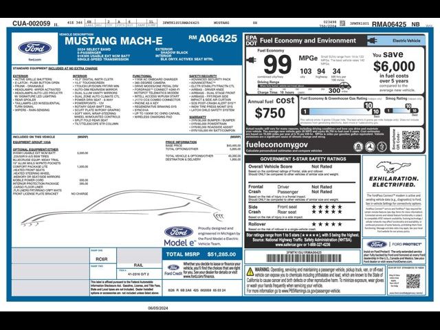 2024 Ford Mustang Mach-E Select