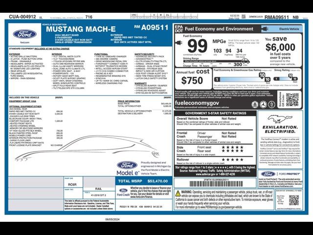 2024 Ford Mustang Mach-E Select