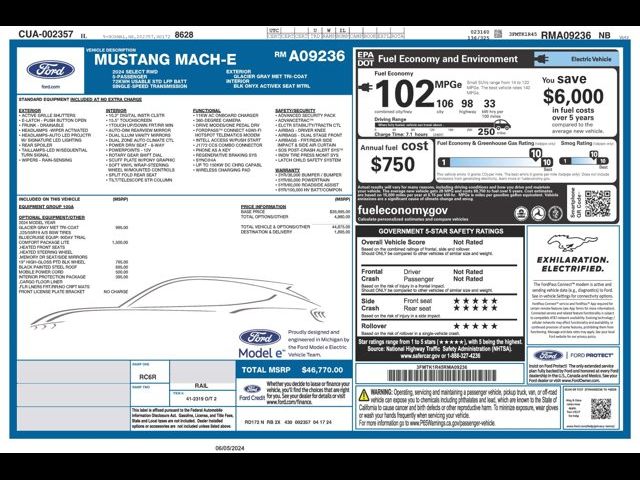 2024 Ford Mustang Mach-E Select