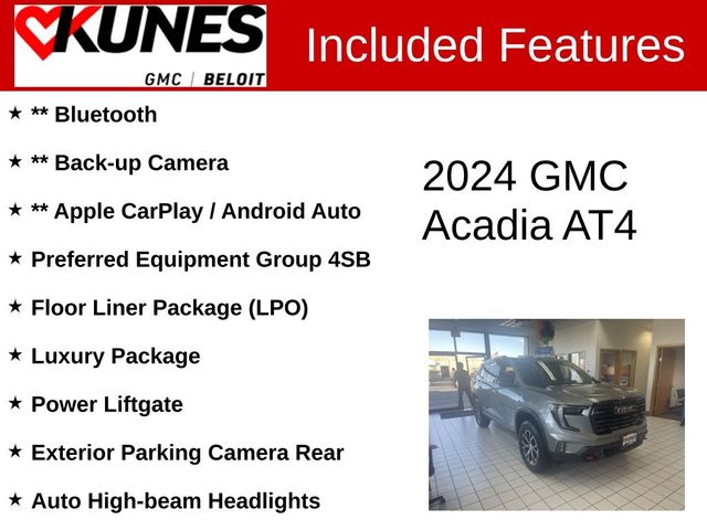 2024 GMC Acadia AWD AT4