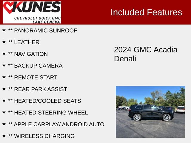 2024 GMC Acadia AWD Denali