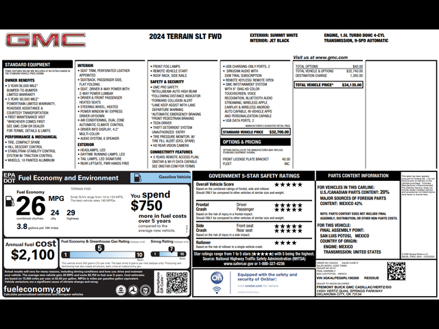 2024 GMC Terrain SLT