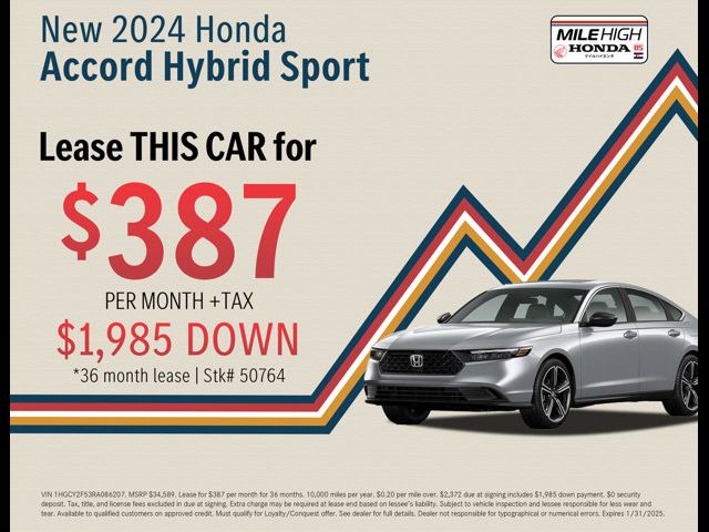 2024 Honda Accord Hybrid Sport