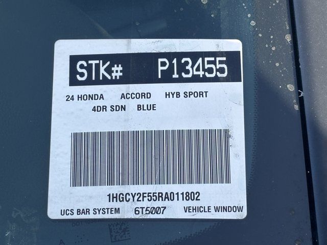 2024 Honda Accord Hybrid Sport