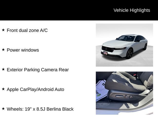 2024 Honda Accord Hybrid Sport