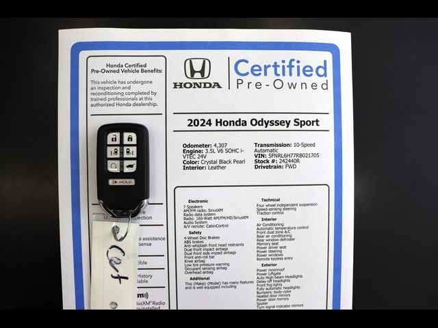 2024 Honda Odyssey Sport