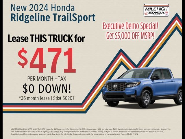 2024 Honda Ridgeline TrailSport