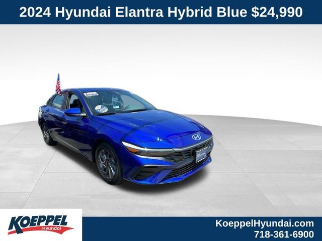 2024 Hyundai Elantra Hybrid Blue