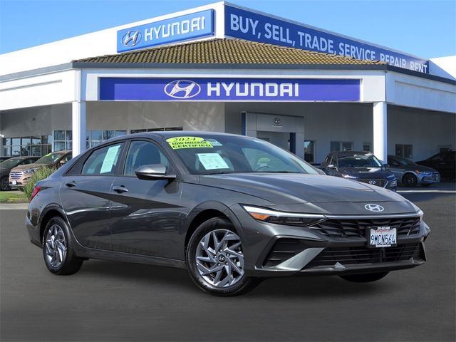 2024 Hyundai Elantra Hybrid Blue