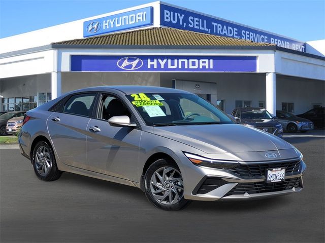 2024 Hyundai Elantra Hybrid Blue