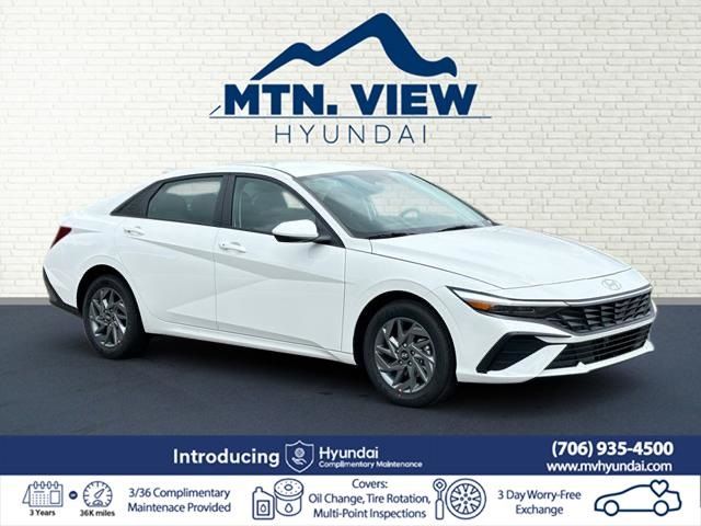 2024 Hyundai Elantra Hybrid Blue