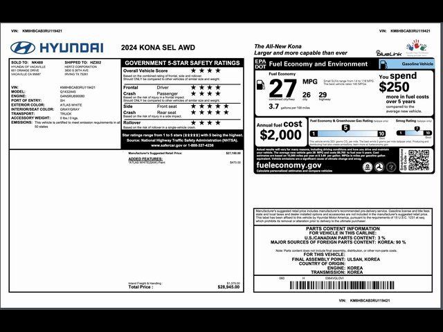 2024 Hyundai Kona SEL