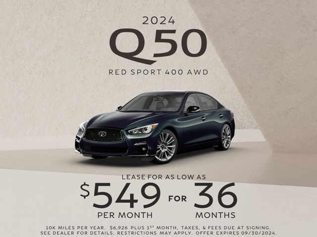 2024 INFINITI Q50 Red Sport 400