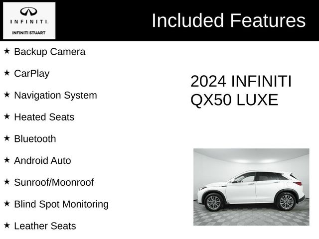 2024 INFINITI QX50 Luxe