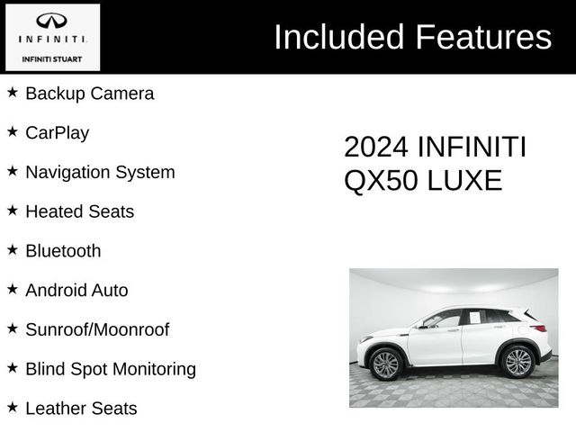 2024 INFINITI QX50 Luxe