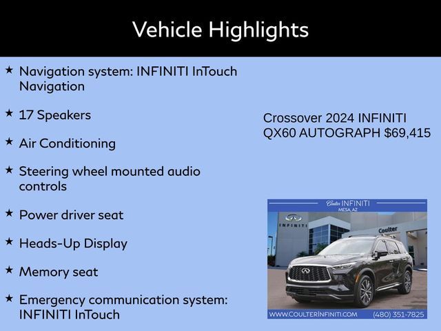 2024 INFINITI QX60 Autograph