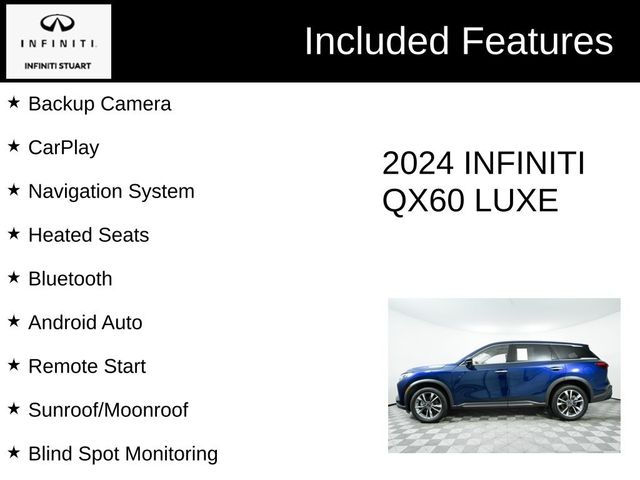 2024 INFINITI QX60 Luxe