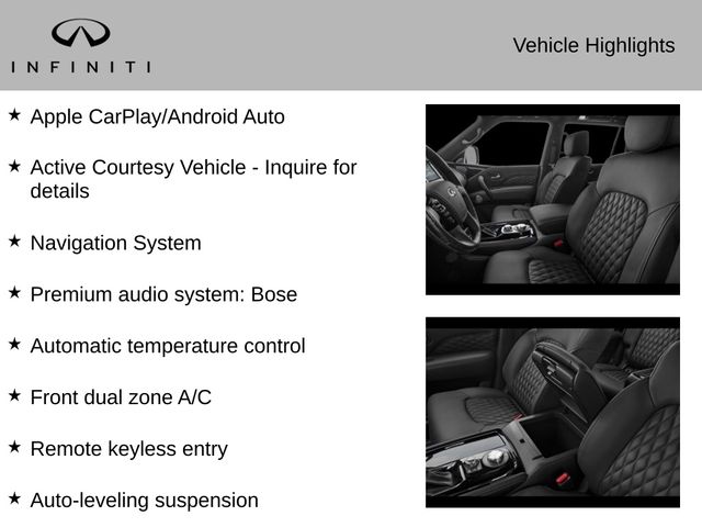 2024 INFINITI QX80 Sensory