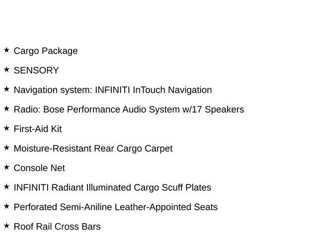 2024 INFINITI QX80 Sensory