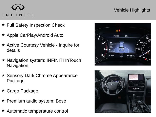 2024 INFINITI QX80 Sensory