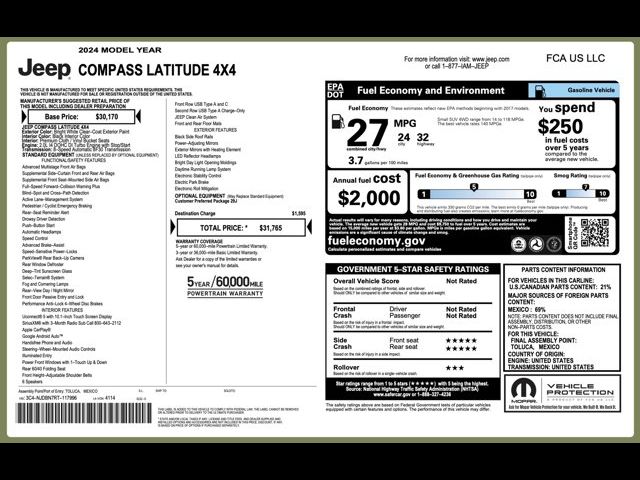 2024 Jeep Compass Latitude