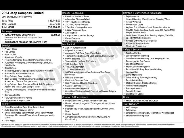 2024 Jeep Compass Limited