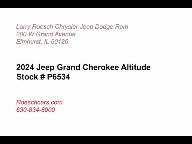 2024 Jeep Grand Cherokee Altitude