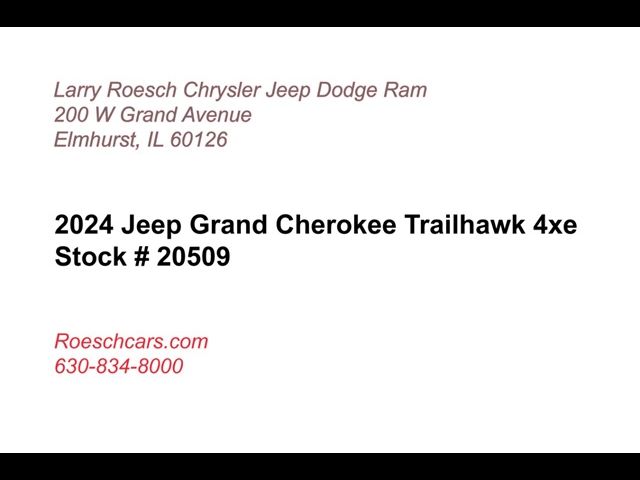 2024 Jeep Grand Cherokee 4xe Trailhawk