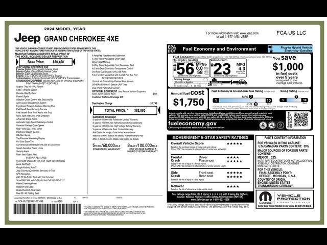 2024 Jeep Grand Cherokee 4xe Base