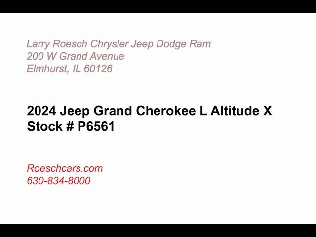 2024 Jeep Grand Cherokee L Altitude X